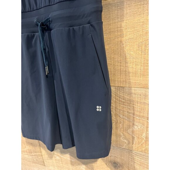 Sweaty Betty Explorer Workout navy Romper jumpsuit size XS NWOT - Picture 3 of 6
